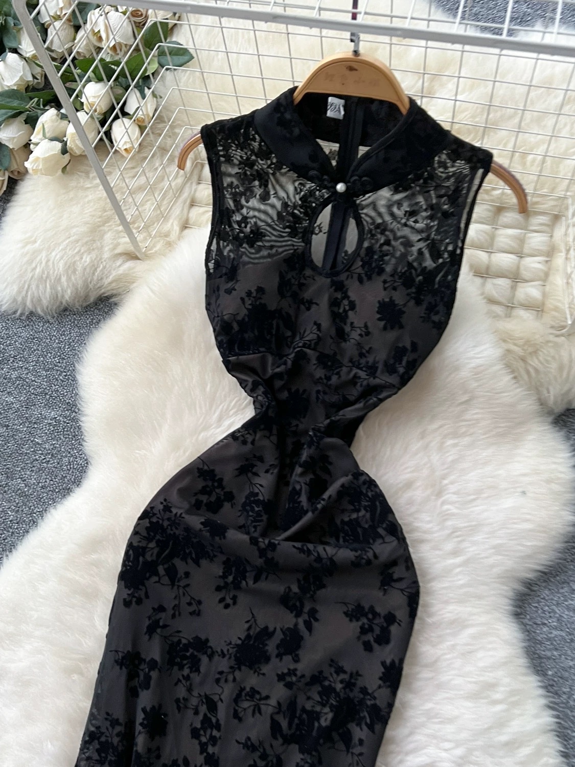 Taking flights qipao dress Q198 images